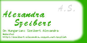 alexandra szeibert business card